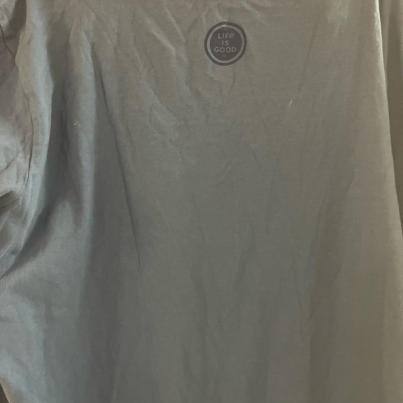 Life is Good Blue Long Sleeve Shirt, NWT - Picture 5 of 5